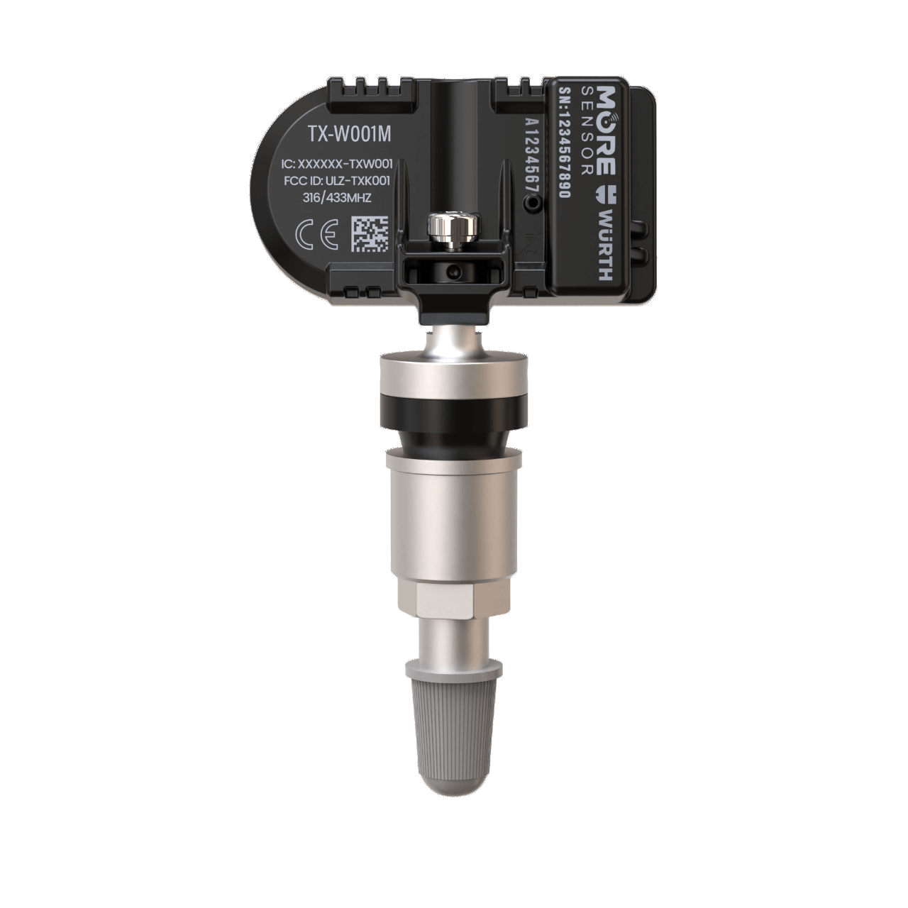 MORESENSOR X WURTH Dual Freq TPMS sensor Aluminum